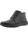 DREW TREVINO MENS LEATHER LACE-UP ATHLETIC SHOES