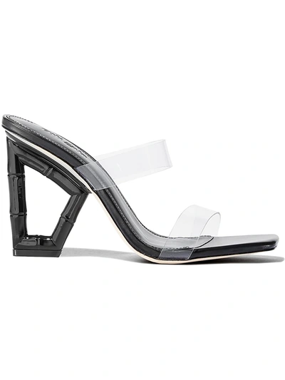 Cult Gaia Valerie Womens Dressy Open Toe Heels In Black