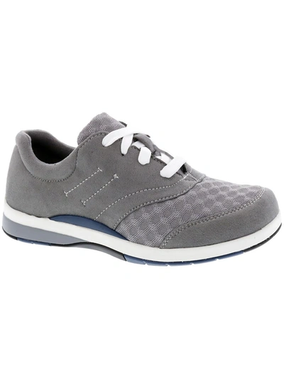 Drew Enterprise Womens Faux Suede Lifestyle Casual And Fashion Sneakers In Grey