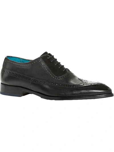 Ted Baker Amaiss Lace-up Leather Brogues In Black