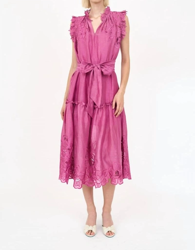 Christy Lynn Gemma Dress In Fuchsia In Pink