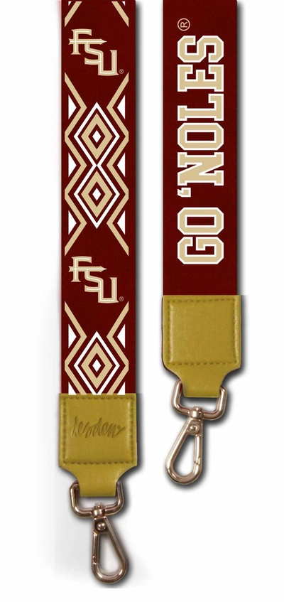 Desden Unisex - 2' Wide Printed Purse Strap In Florida State In Multi