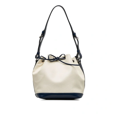 Pre-owned Louis Vuitton Noé Leather Shoulder Bag () In White