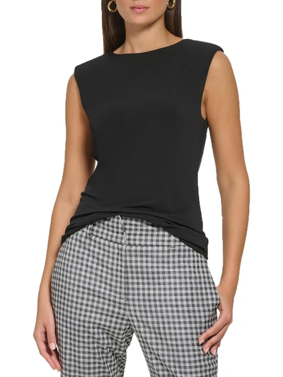 Dkny Womens Career Professional Blouse In Black