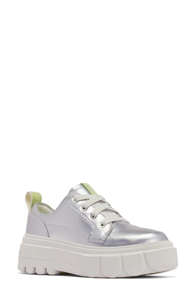 Sorel Women's Caribou Waterproof Lace-up Sneakers In Sea Salt,luminous Lime