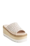 FREE PEOPLE SANTORINI PLATFORM SLIDE SANDAL