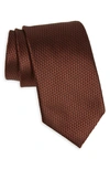 TOM FORD TOM FORD TWO-TONE BASKET WEAVE SILK TIE