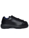 BURBERRY BURBERRY MAN BURBERRY 'RANGER' BLACK LEATHER SNEAKERS