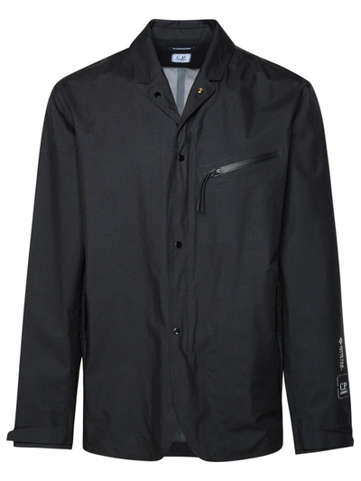 C.P. COMPANY C.P. COMPANY 'GORETEX' BLACK NYLON BLAZER MAN