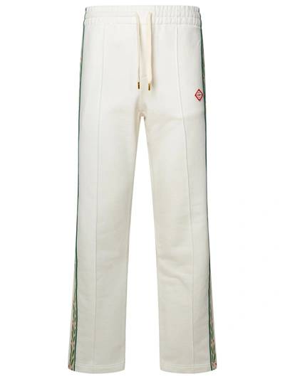 Casablanca Man White Cotton Pants