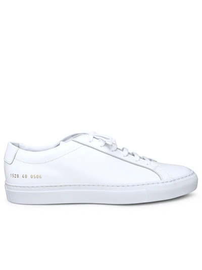 Common Projects Original Achilles Round-toe Sneakers In White