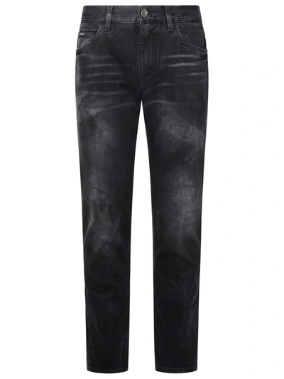 Dolce & Gabbana Man Black Cotton Jeans