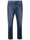 DOLCE & GABBANA DOLCE & GABBANA MAN DOLCE & GABBANA BLUE COTTON JEANS