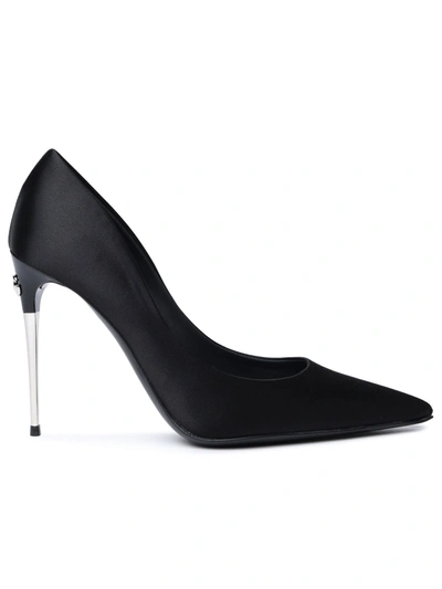 Dolce & Gabbana Woman Black Silk Blend Pumps