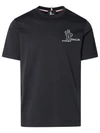 MONCLER MONCLER GRENOBLE MAN MONCLER GRENOBLE NAVY COTTON T-SHIRT