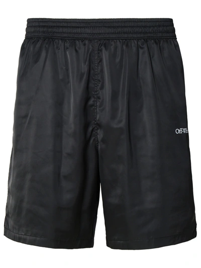 OFF-WHITE OFF-WHITE BLACK POLYESTER SWIMSUIT MAN