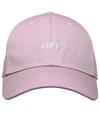 OFF-WHITE OFF-WHITE WOMAN OFF-WHITE PINK COTTON HAT