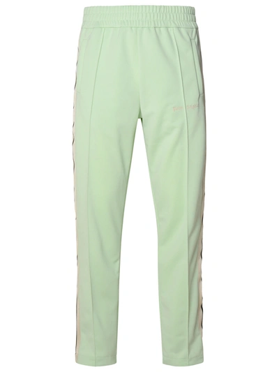 PALM ANGELS PALM ANGELS MAN PALM ANGELS GREEN POLYESTER TRACK PANTS