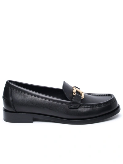 Ferragamo Salvatore  Woman Black Leather Loafers
