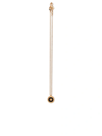Versace Man 'medusa' Gold Brass Necklace