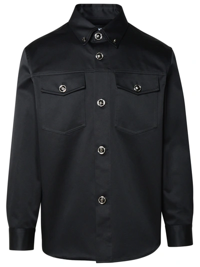 Versace Man Camicia In Black