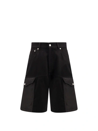 Alexander Mcqueen Shorts In Black