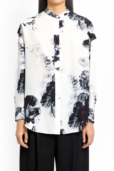 Alexander Mcqueen Shirts In Black&white