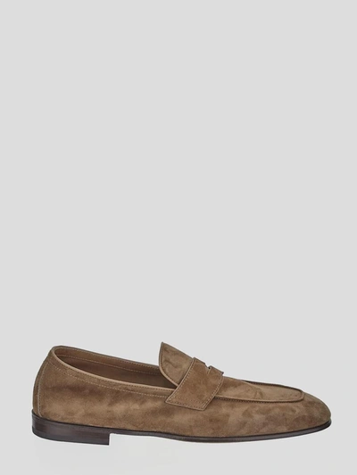 Brunello Cucinelli Flat Shoes In Brown