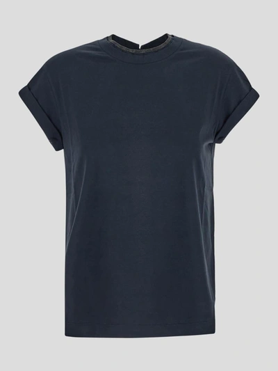 Brunello Cucinelli T-shirts And Polos In Blue