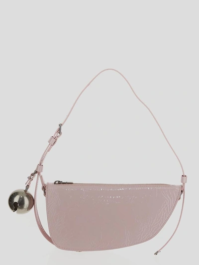 Burberry Mini Shield Sling Bag In Pink