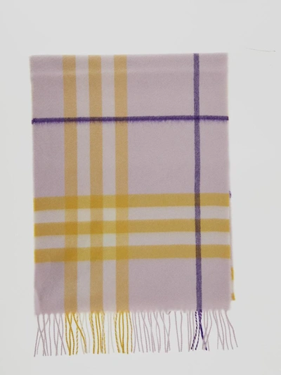 Burberry Giant Check Cashmere Scarf In Default Title