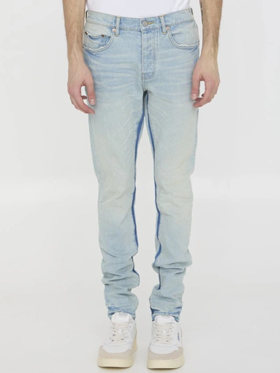 Purple Brand Denim Slim Jeans In Blue