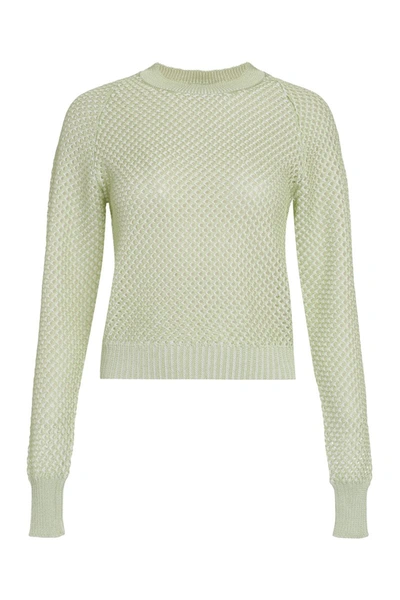 Fabiana Filippi Cotton-blend Sweater In Green