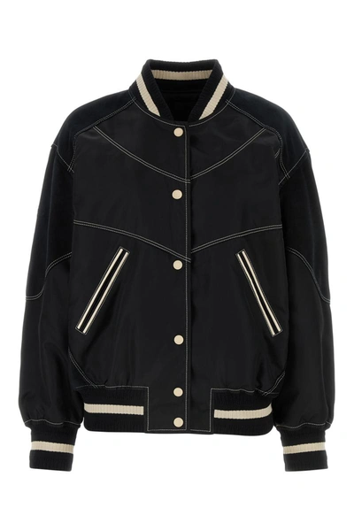 Givenchy Logo Bomber Jacket In Black