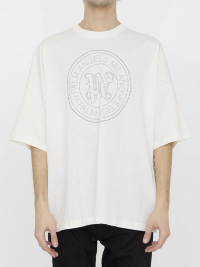 Palm Angels Milano T-shirt In White