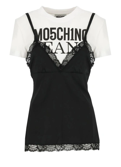 Moschino Jeans T-shirts And Polos White