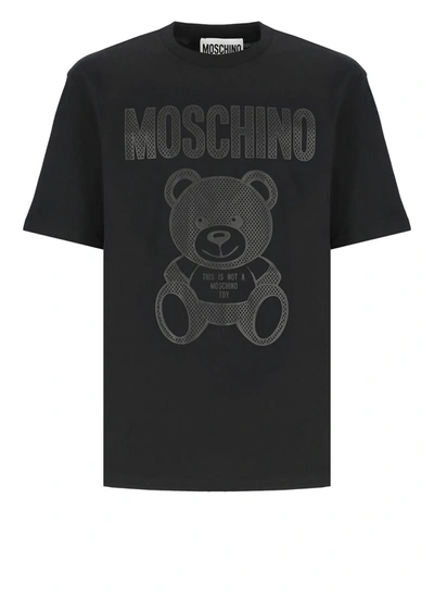 Moschino Logo T-shirt In Black