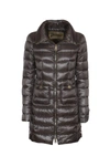 Herno Women Amelia Light Puffer Jacket In Brown