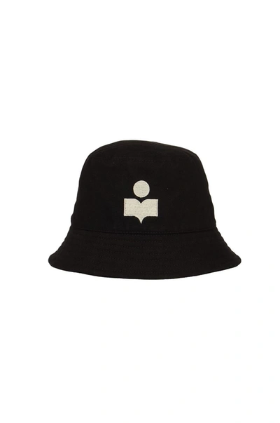 Isabel Marant Haley Logo-embroidered Bucket Hat In Black