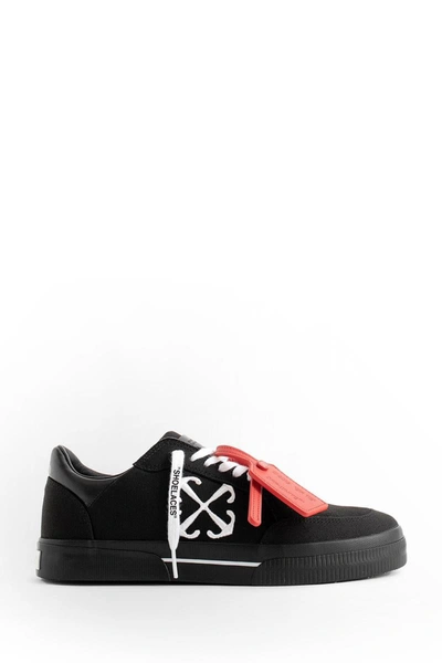 Off-white New Low Vulcanized Canvas Sneakers In Negro