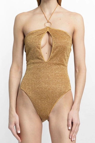 Oseree Swimwear In Gold