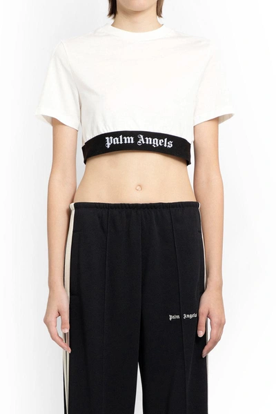 Palm Angels T-shirts In White