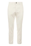 Peserico Men's Velvet Chino Trousers In Snow
