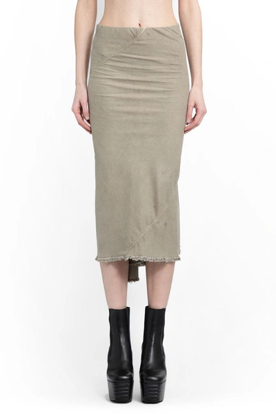 Rick Owens Skirts In Grey