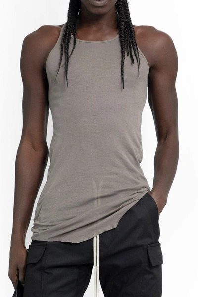 Rick Owens Tank Tops In Brown