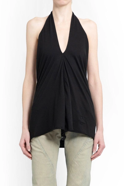 Rick Owens Tank Tops In Black