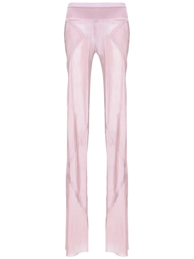 Rick Owens Trousers In Pink