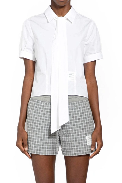 Thom Browne Bow-tie Blouson In White