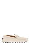 Tod's Penny-slot Leather Loafers In Cream