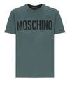 MOSCHINO MOSCHINO T-SHIRTS AND POLOS GREEN